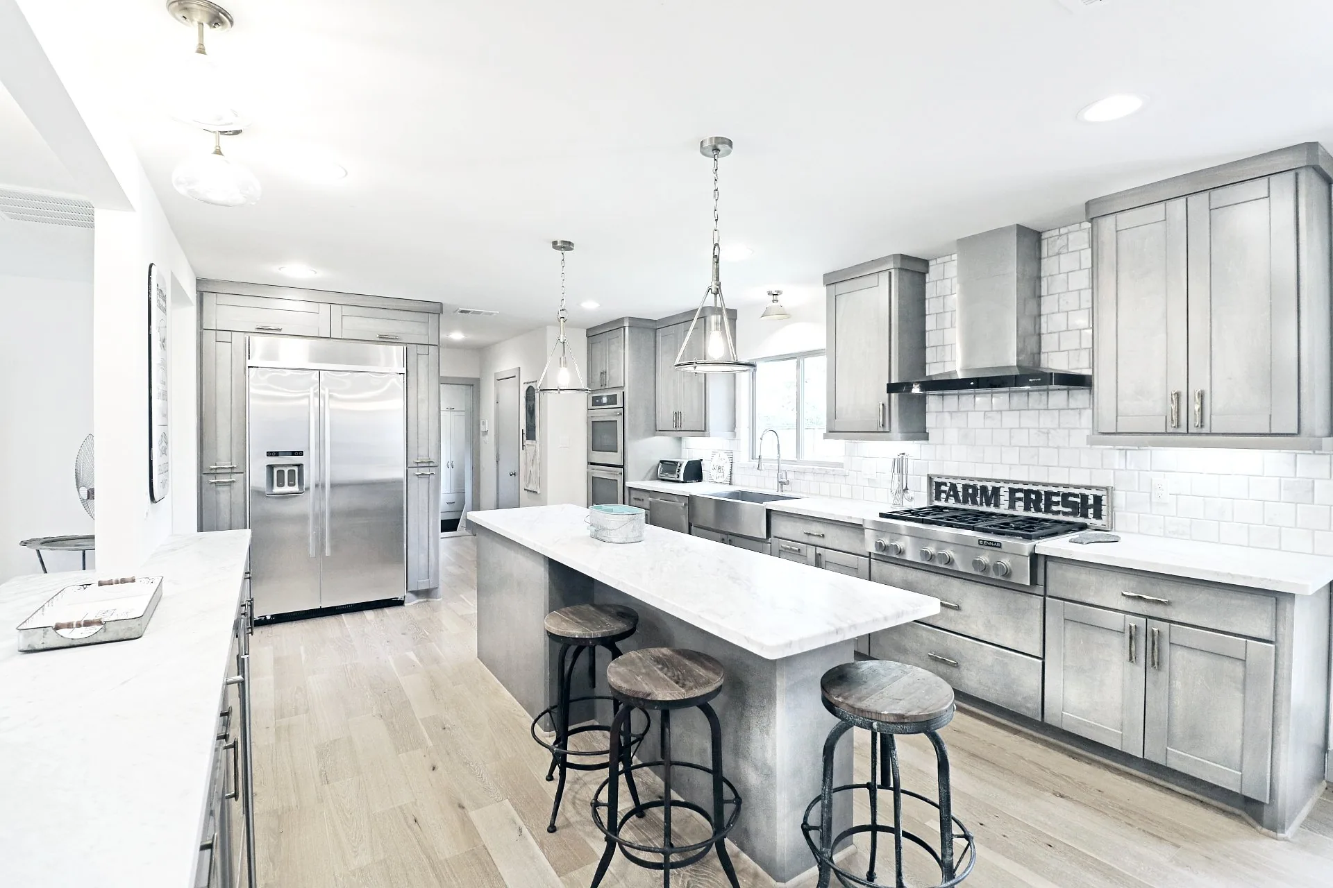 Chateau Gold’s fully equipped kitchen and generous island